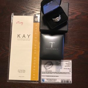 14K White Gold TOLKOWSKY 4ct Diamond